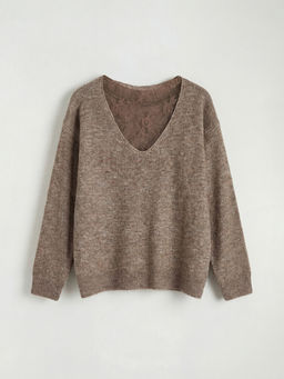 Bisiklet Yaka Kad?n Triko Kazak