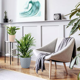 Ingreen Горшок для цветов пластмассовый Wave 2,5л, д17,5см, h16см, с дренажной сеткой и съемным поддоном, вулканический серый (Россия) - Домашняя Мода фото 5