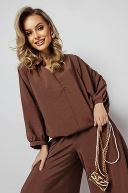 Блузка женская 4374/05/Коричневый