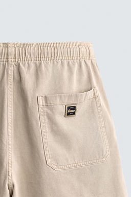 BERMUDA LAVADA ESTRUCTURA WAFFLE / Gris antracita - Zara фото 10