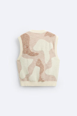 TERRY JACQUARD VEST - Zara фото 7