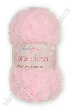 Пряжа Coral plush 100 гр (5 шт) SF-7843, розовый