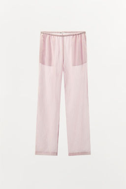 STRIPED PYJAMA TROUSERS - Zara фото 6