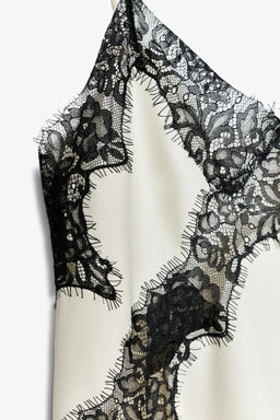 ASYMMETRIC LACE DRESS ZW COLLECTION