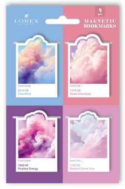 Закладки для книг магнитные LOREX BOOKLOVER HOLY CLOUDS 4шт