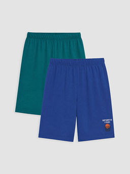 Regular Fit 2li Bask?l? Erkek ?ocuk Pijama Alt?