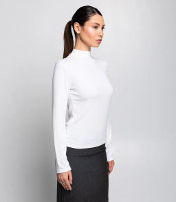 Водолазка #КТ801 (10), молочный