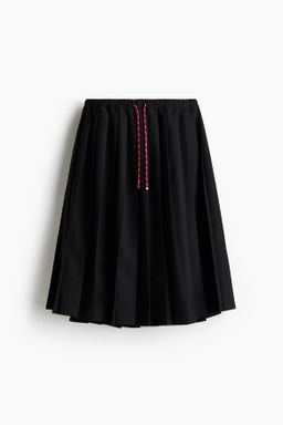 Falda plisada con cord?n de ajuste