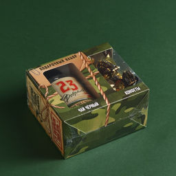 Набор Покоряй горизонты: чай чёрный с сушёными травами и чабрецом 50 г., шоколадные конфеты 130 г. - Фабрика счастья фото 6