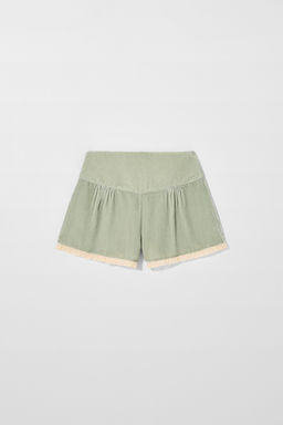 VELVET LACE SHORTS KATE MOSS X ZARA фото 7