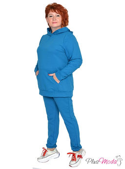 Толстовка Модель №1414 размеры 44-84 - Plusmoda фото 4