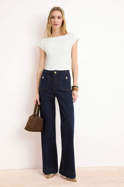 Ekru Fitted/Vucuda Oturan Kay?k Yaka Esnek C?tc?tl? Orme Body TWOSS24BD00029