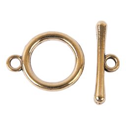 Zlatka Замок-тогл MFT-03 15 мм 5 шт под бронзу