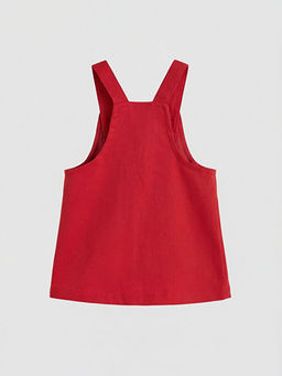 Fiyonklu K?z Bebek Gabardin Elbise