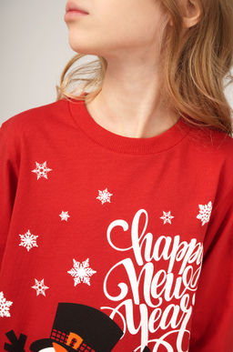 Детская новогодняя пижама Happyfox