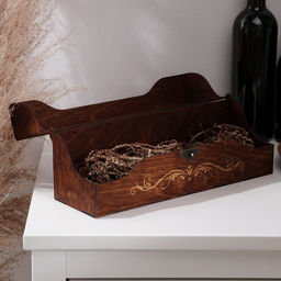 Ящик для вина Adelica Тоскана, 33,51010,2 см, цвет тёмный шоколад  фото 4