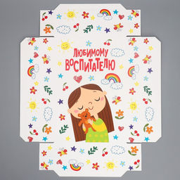 Коробка складная Любимый воспитатель, 30 20 9 см - Дарите счастье фото 5