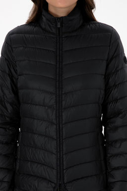 Kad_n Siyah Mont Sepette S_rpriz _ndirim