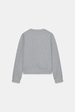 FRONT SLOGAN SWEATSHIRT - Zara фото 2