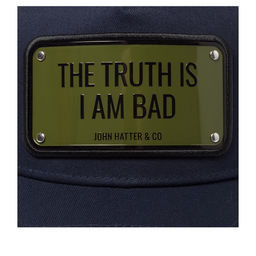 Бейсболка JOHN HATTER арт. 1-1028-U00 The Truth Is I Am Bad (синий)  фото 4
