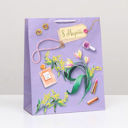 Пакет подарочный Женские штучки 26 х 32 х 12 см