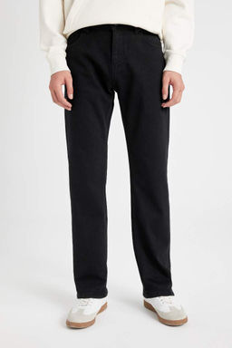 Джинсовые брюки Sergio Regular Fit Normal Mold с нормальной талией и зауженными штанинами