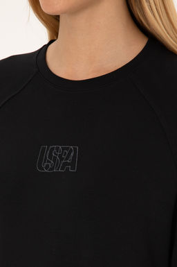 Kad_n Siyah Sweatshirt - U.s. polo assn фото 7