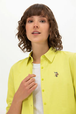 Женская базовая рубашка с длинным рукавом - U.s. polo assn фото 2