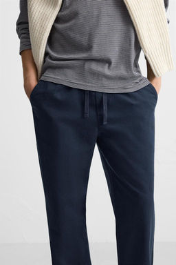 RELAXED FIT JOGGER WAIST TROUSERS - Zara фото 9