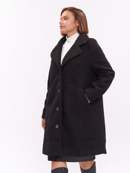 Пальто из букле ZPL13023BLK01 - Артесса фото 10