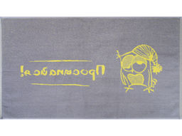 6с103.412ж1 Просыпайся-сова! (лимон1) Полотенце махровое 50х90см