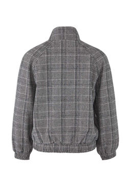 Cok Renkli Ekose Desenli Regular Kal?p Kase Bomber Ince Ceket MontTWOAW26MO00137 - Trendyolmilla фото 2