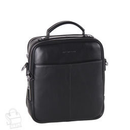 Сумка мужская кожаная 2081BSH black Heanbag