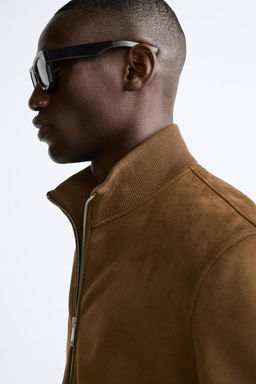 FAUX SUEDE JACKET - Zara фото 7