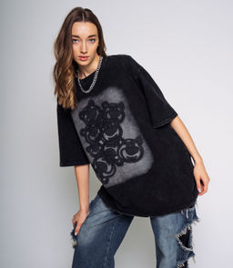 Футболка #КТ3621, черный - Dommod фото 2