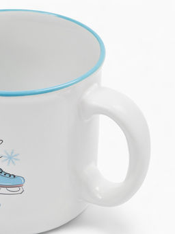 Кружка чайная новогодняя Зимние коньки, 530 мл