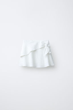 FALDA PAREO NUDO / Blanco