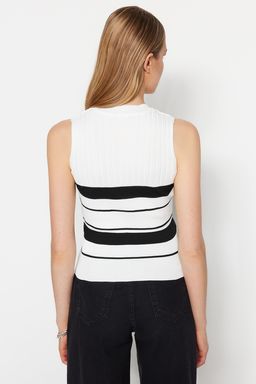 Trendyolmilla Ekru*001 Triko Ince Bluz TWOSS21BZ0370 фото 6