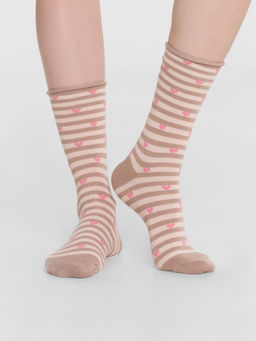 Носки женские Mark Formelle набор 5 пар бежевые с рисунком  фото 2