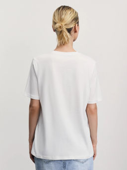 Базовая футболка из хлопка / Zarina фото 5