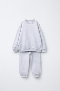 LABEL SWEATSHIRT AND JOGGERS SET - Zara фото 2
