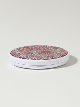 Зеркало складное «Витраж», d=7.3 см, с увеличением х2, красное