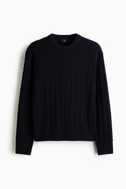 Jersey en punto trenzado Regular Fit