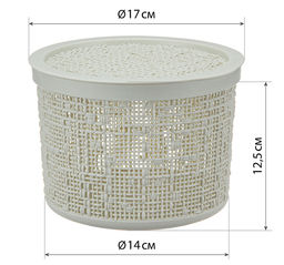 Коробка БЯЗЬ 2 л с крышкой М2328