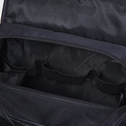 Косметичка-несессер дорожная на молнии, липучках, с крючком, с ручкой, чёрная - Simaland фото 4