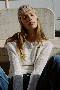 CHAQUETA PUNTO GRUESO / Crudo - Zara фото 2