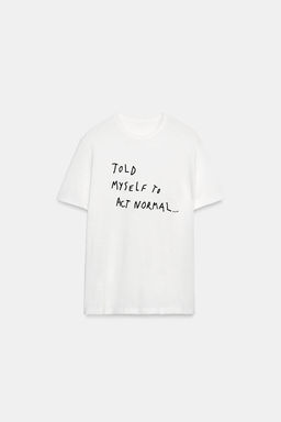 CAMISETA FLAM? TEXTO / Blanco