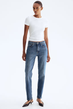 Slim Straight High Jeans - H&m фото 3