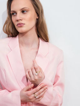 Набор колец с искусственным жемчугом ZR2605060324-6 / Zarina