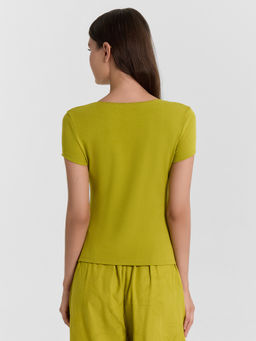 Футболка женская зеленая Mark Formelle